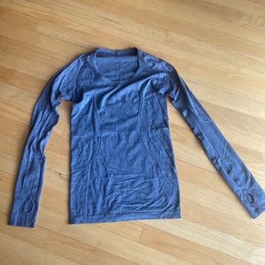 Lululemon long sleeve - great alone or as a layering piece!
